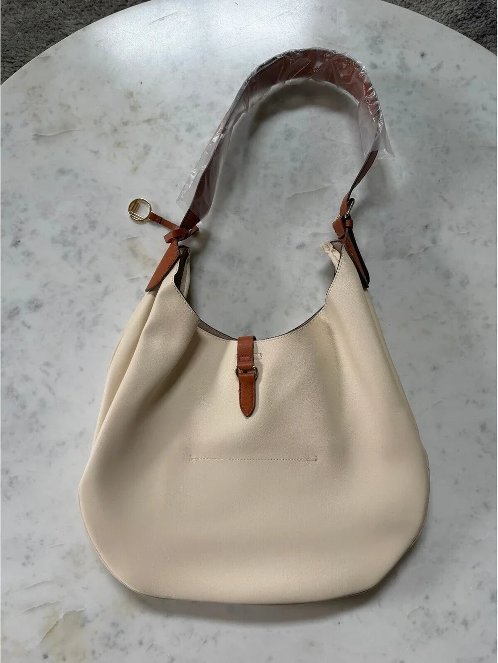 New Loulu Cream Hobo style shoulder bag